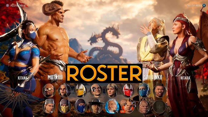 MORTAL KOMBAT 1 LISTA OFICIAL COM TODOS 25 PERSONAGENS JOGÁVEIS CONFIRMADOS  