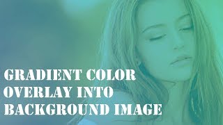 How to add CSS Gradient Color Overlay to background image