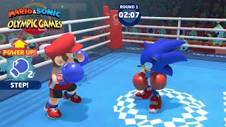 Mario & Sonic At The Olympic Games Tokyo 2020 Boxing Mario Vs Sonic Hard Gameplay Switch