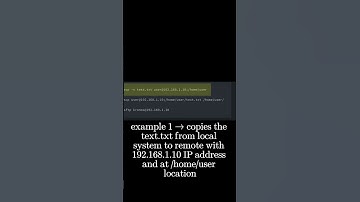 🐧 Linux CLI 34a 🐧 scp command 🐧 #linux #shell #cli #konsole #ubuntu #fedora #opensuse