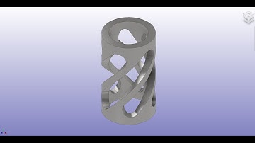 Autodesk Inventor / JBM, CAD ONLY FOR FUN :-)* - Umwickelte Skizze extrudieren - Extrude Wrap Sketch