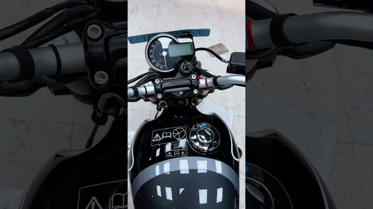 Triumph speed 400 Is protected with Defender TPU PPF & Ceramic coating 