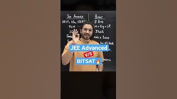 JEE Advanced vs BITSAT🔥 | for students | Engineering