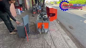Máy duỗi cắt sắt tự động dùng điện 1 pha 220v