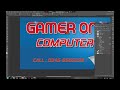 Gamer one compter  banner  poster design  hasnain graphics