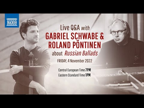 Live Q&A with Gabriel Schwabe and Roland Pöntinen