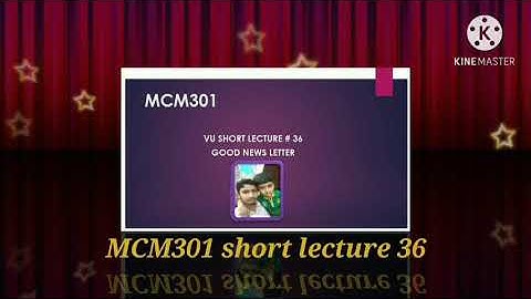 MCM301 lec 36| vu short lecture no. 36| short lecture in Urdu.