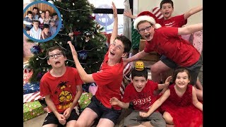 6 KIDS OPENING PRESENTS ON CHRISTMAS MORNING!