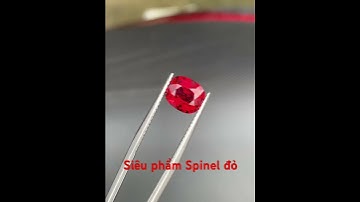 Mời mọi người cùng chiêm ngưỡng viên đá Spinel đỏ đẹp của lục yên!
