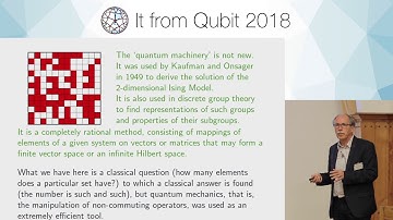 Gerard´t Hooft: "Qubit from it"