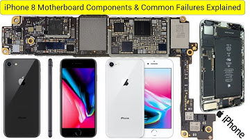 iPhone 8 Motherboard Components & Common Failures Explained - iPhone Motherboard Repair Part 1