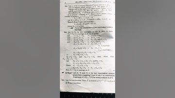 🥰🌟🥰MSC ll Semester Topology previous year question paper solved external 2019| #MathsByMansi💫💫