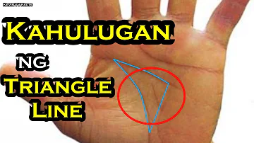 KAHULUGAN NG TRIANGLE LINE SA PALAD MO - ALAMIN KUNG MERON KA NITO,