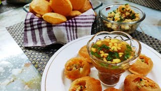 Street style Golgappe | Panipuri recipe | Homemade crispy Golgappe