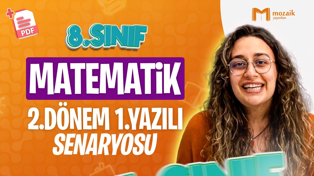 8. Sınıf Matematik 2. Dönem 1. Yazılı Provası #2025
