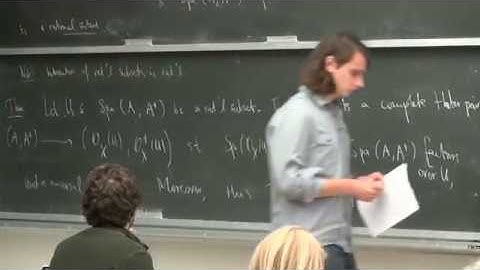 Lecture Series: "p-adic Geometry" by Peter Scholze [2014] (lecture 3)