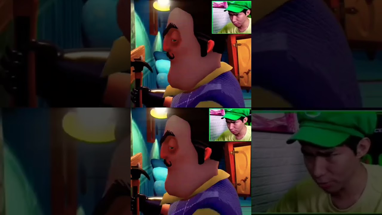 Fernanfloo viejos tiempos, cuando jugaba hello neighbor. 