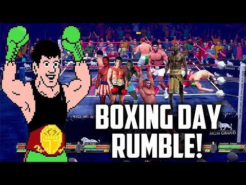 Trying To Fight Like A Boxer In The Boxing Day Royal Rumble!! (Using Little Mac!!)