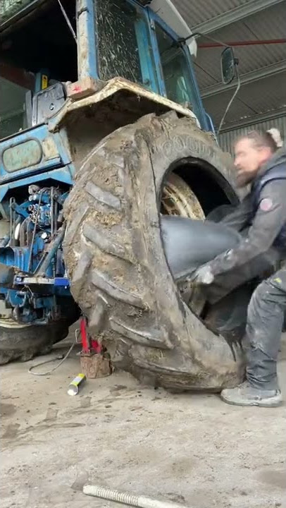 cara pasang tambal ban tubles traktor