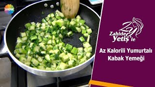 Az Kalorili Yumurtalı Kabak Yemeği Tarifi