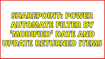 Sharepoint: Power Automate filter by 