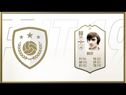 Fifa 19 George Best 88 Icon Review Youtube