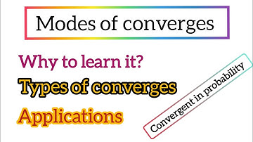 Modes of Converges || Convergent in probability || Probability Theory