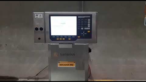 Sartorius checkweigher