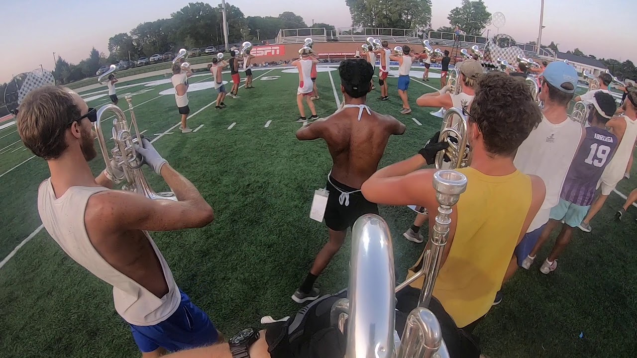 2019 Bluecoats - French Horn Soloist/Lead Mellophone GoPro Head Cam