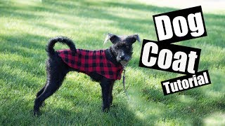 Dog Coat sewing tutorial  with Free PDF