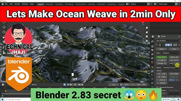 BLENDER 2.83 OCEAN MODIFIER | QUICKLY MAKE OCEAN WEAVE IN BLENDER 2.8. HOW TO USE AND APPLY