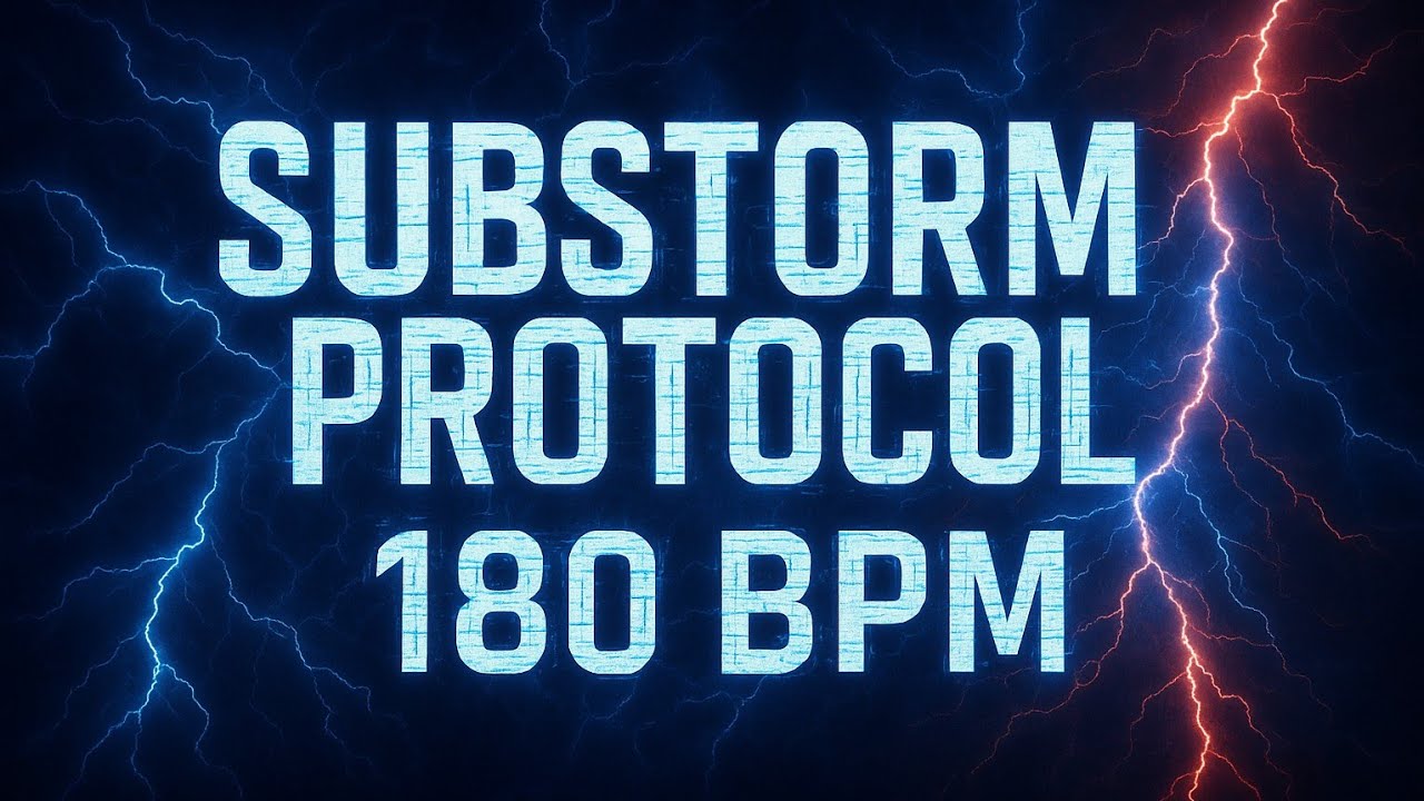 ⚡2025 WORKOUT MUSIC – SUBSTORM PROTOCOL – 180 BPM ⚠️