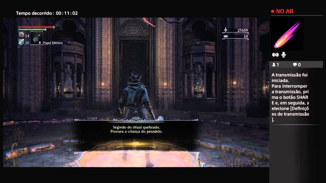 Transmissão ao vivo da PS4 de joly20