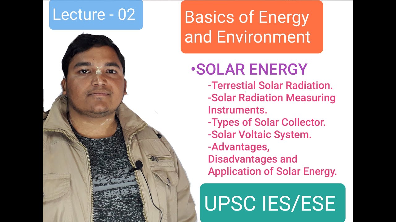 Basics of Energy and Environment 