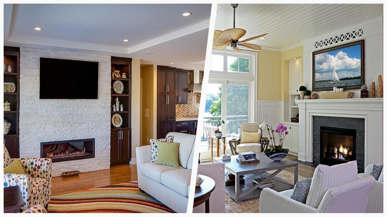 75 Contemporary Family Room With Yellow Walls Design Ideas You'll Love ✅