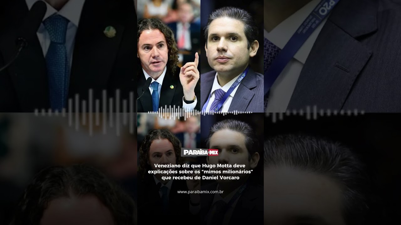 Veneziano diz que Hugo Motta deve explicações sobre os "mimos milionários" que recebeu de Vocaro