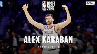 Watch reported Kings 2026 NBA Draft pick Alex Karaban's top college highlights | NBC Sports CA