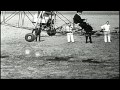 Russian American aircraft designer Igor Sikorsky test flies the Vought-Sikorsky V...HD Stock Footage
