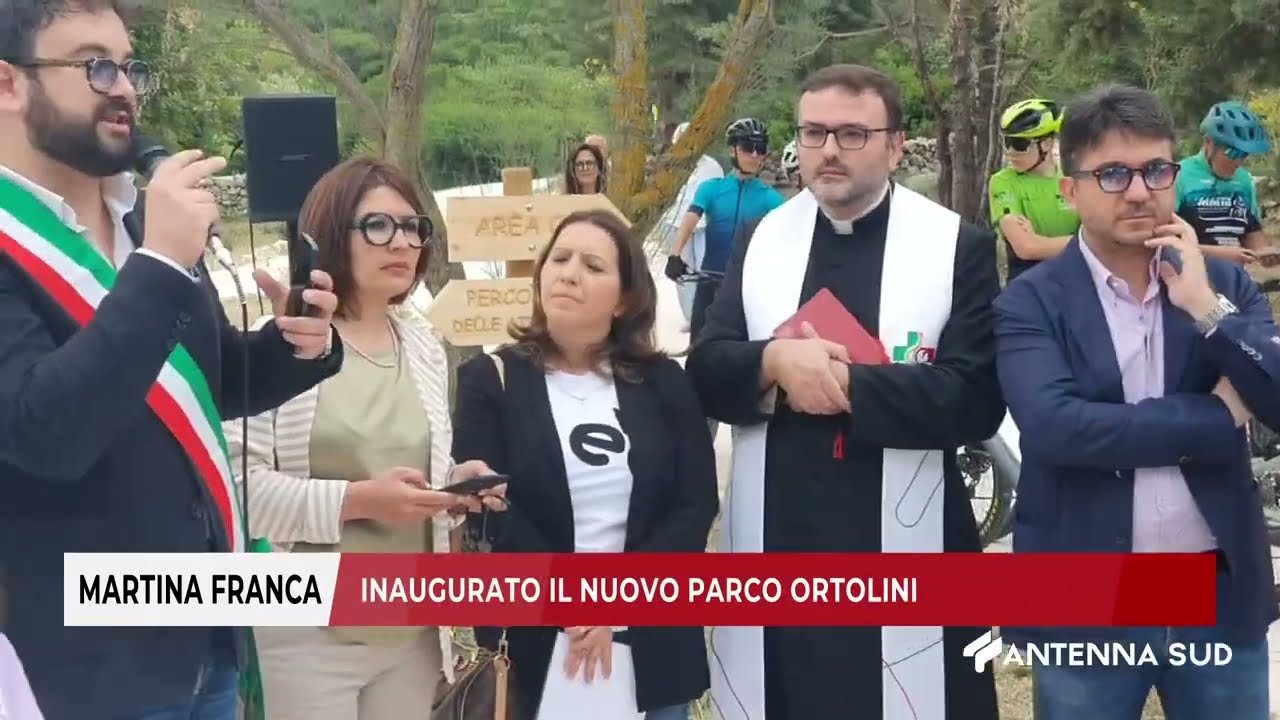 25 MAGGIO 2024   MARTINA FRANCA   INAUGURATO IL NUOVO PARCO ORTOLINI