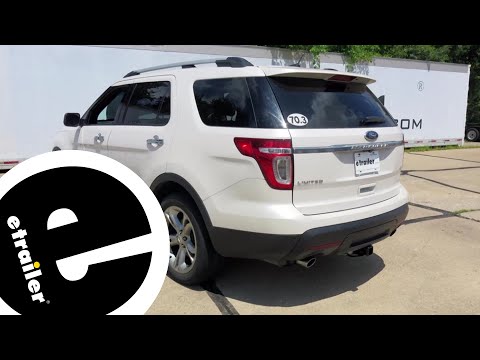 etrailer | Trailer Hitch Installation - 2012 Ford Explorer - Draw-Tite