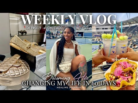 WEEKLY VLOG Let S Go To The US Open Adjusting To Life In NYC Detroit To Chicago Road Trip 