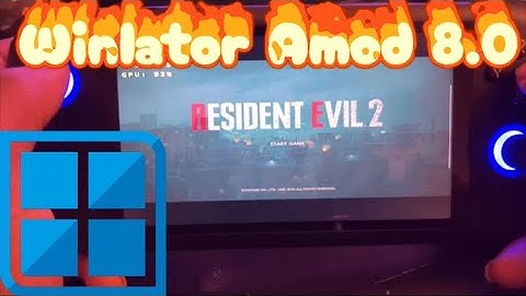 Winlator Amod 8.0 gameplay on Ayn Odin 2 pro