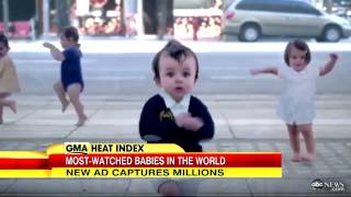Evian Baby Dance Commercial Goes Viral, Company Strikes Web D Again With New A
