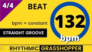 beat trainer | 132 bpm | constant | standard groove