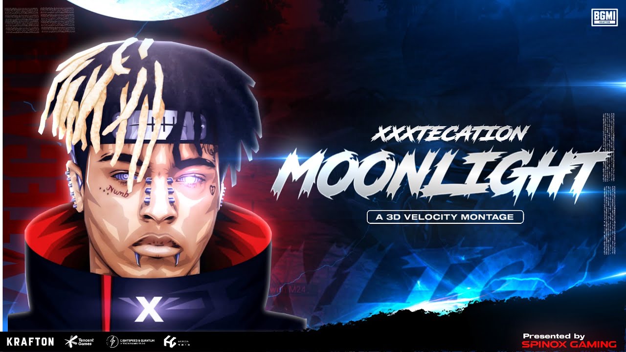 XXXTentacion - Moonlight 🔥 Best Edited BGMI 3D Montage | #bhagwaanec