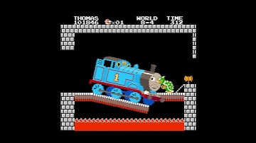 Thumbnail of Bowser vs. Thomas the Tank Engine! #shorts
