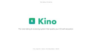 Famous KINO - A note-taking system for programmers Net Worth