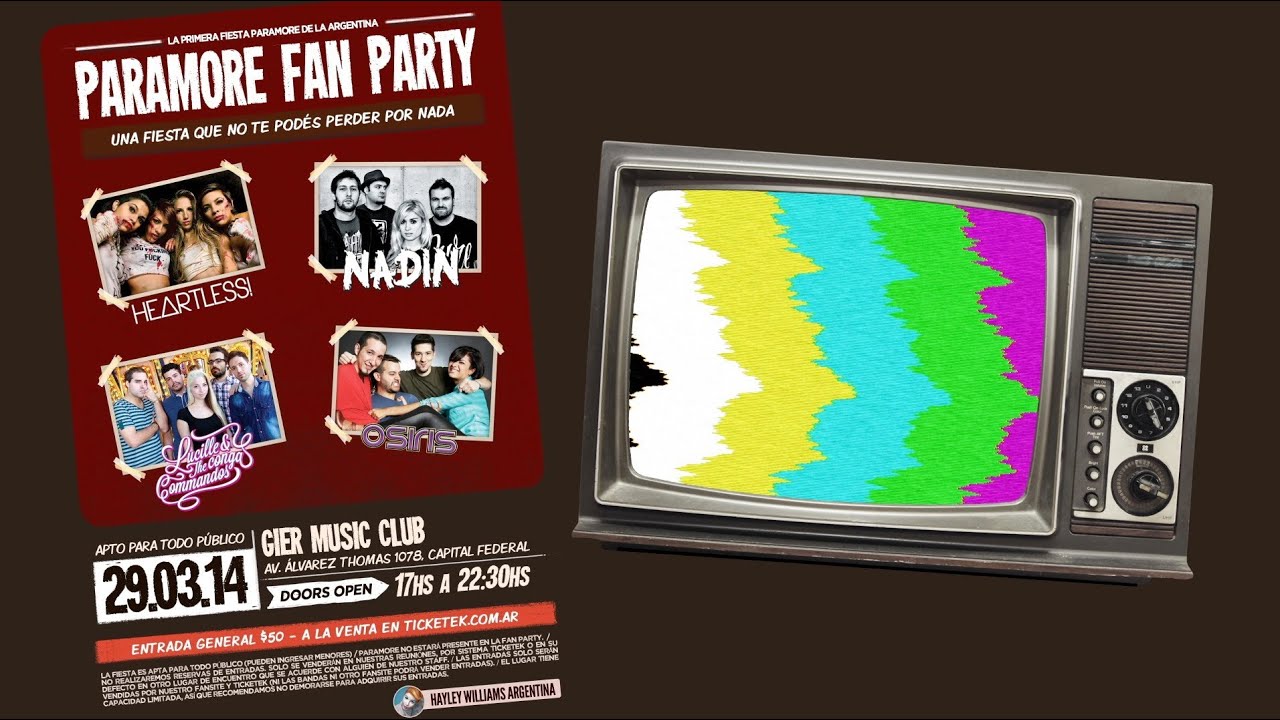 Paramore Fan Party Nadin Promo Youtube 