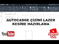 Autocadde izimi lazer kesime hazrlama toporafya maketi lazer kesim lazerkesim architecture