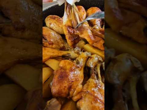 Курица с овощами в духовке — рецепт в одной сковороде | עוף בתנור #recipes